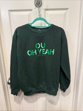 Ohio University, ‘OU OH YEAH’ Crewneck in Dark Green Color!